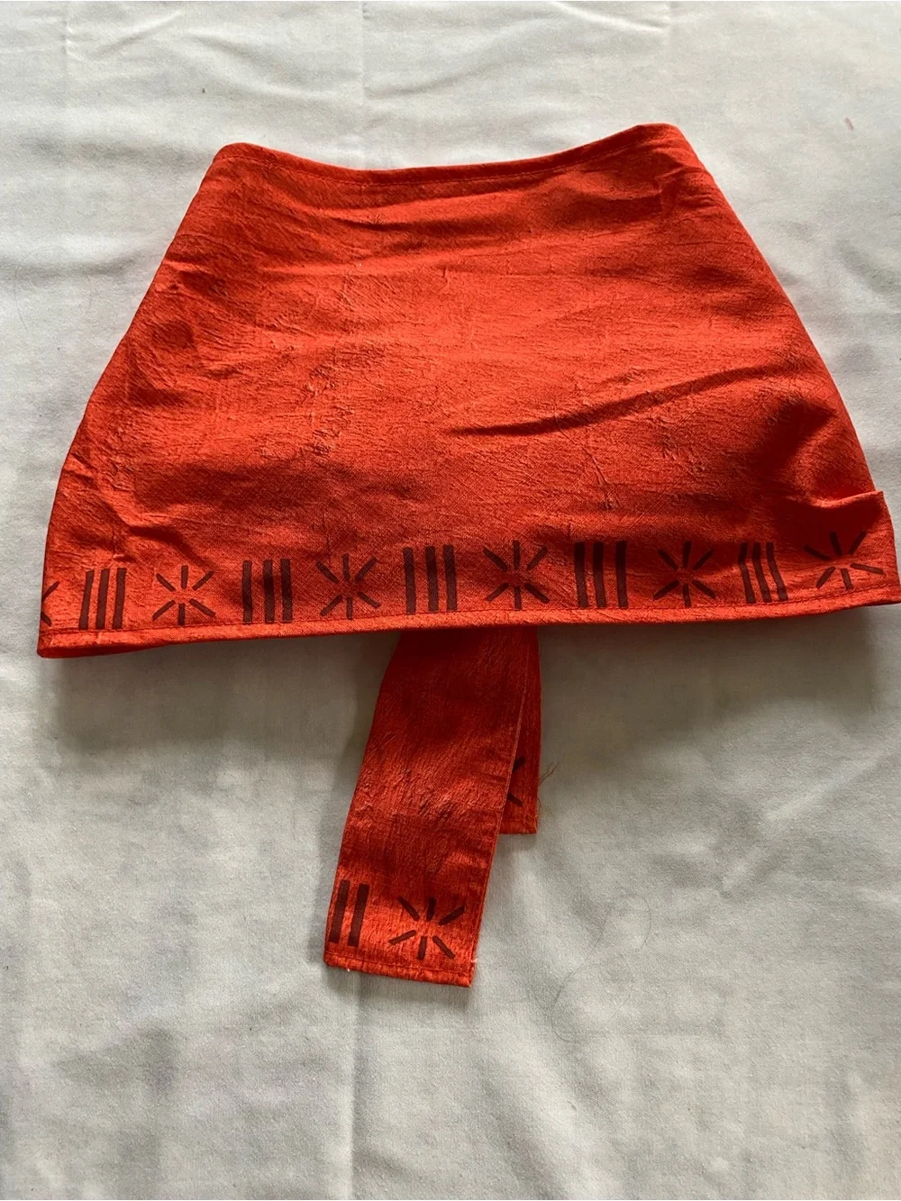 Halloween Disney Moana Red Skirt Scarf Only